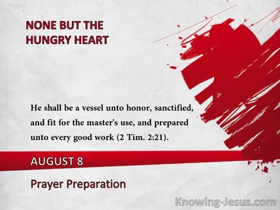 Prayer Preparation